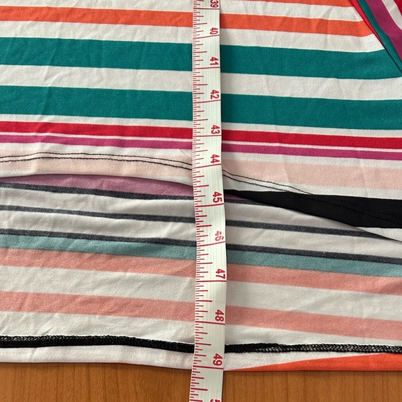 NWT JohnPaulRichard Colorful Striped High Low Dress - Picture 9 of 11